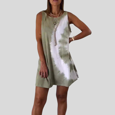 Josie | Gradient Tie-Dye Print Mini Dress