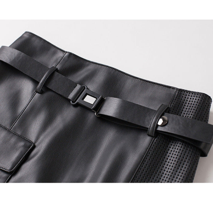 Vella Sheepskin Leather Skirt