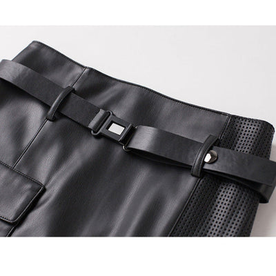 Vella Sheepskin Leather Skirt