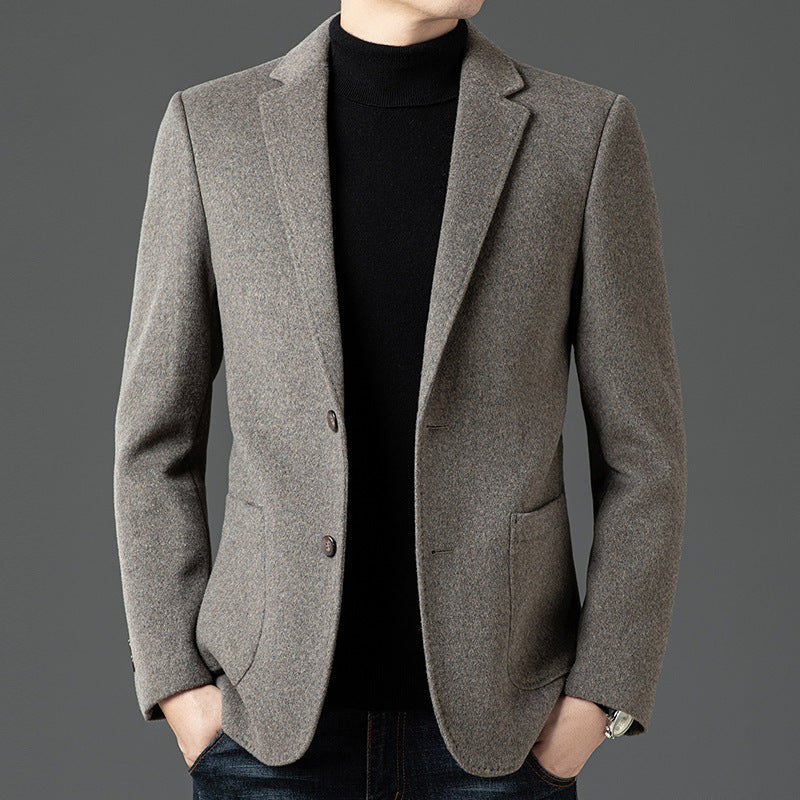 Men’s Blazer – Slim Fit – Wool – Notched Lapel – Two-Button Business Casual