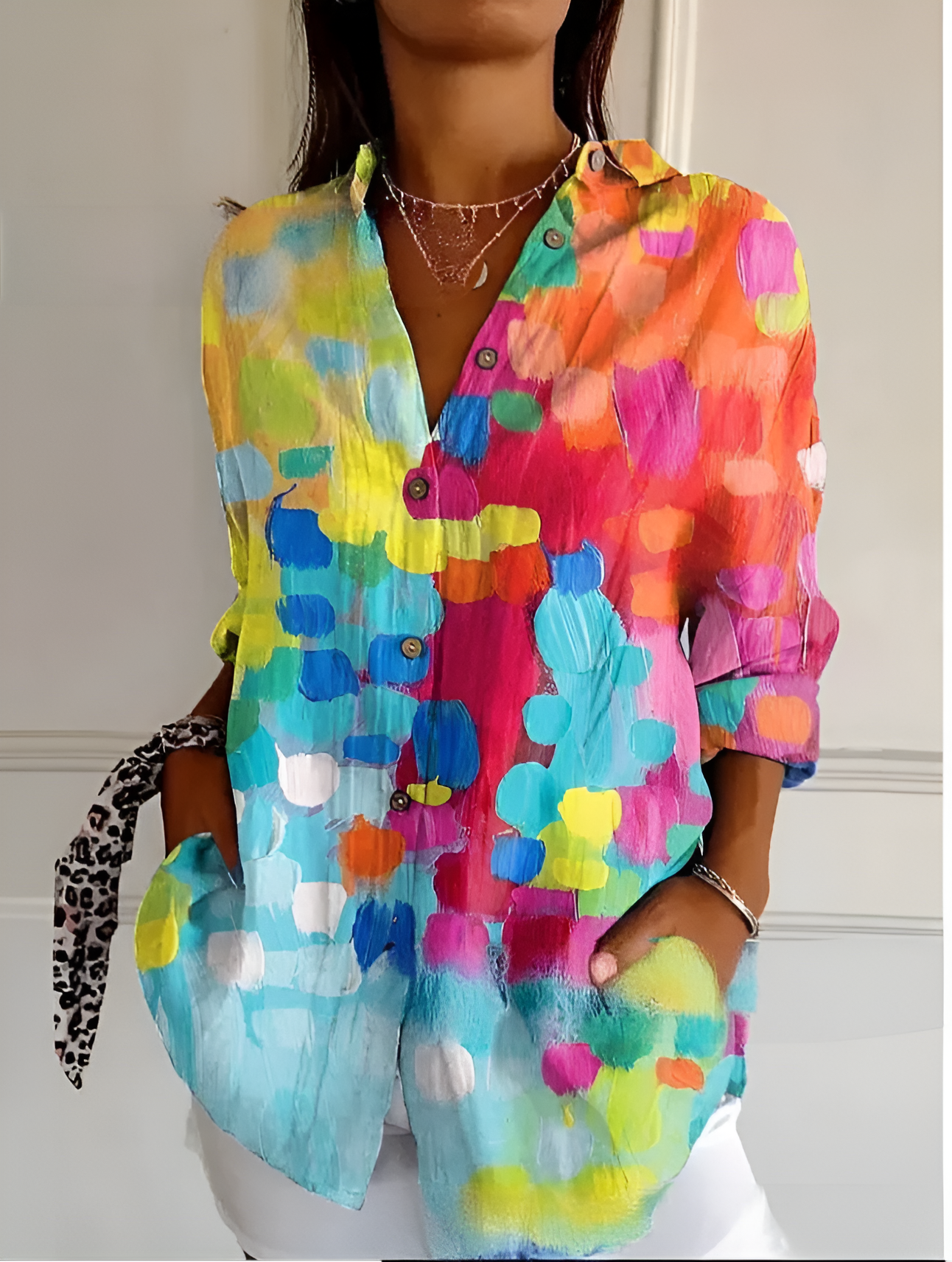 Anne™ | Colorful and Refined Blouse