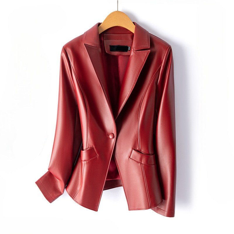 Vittoria Leather Blazer