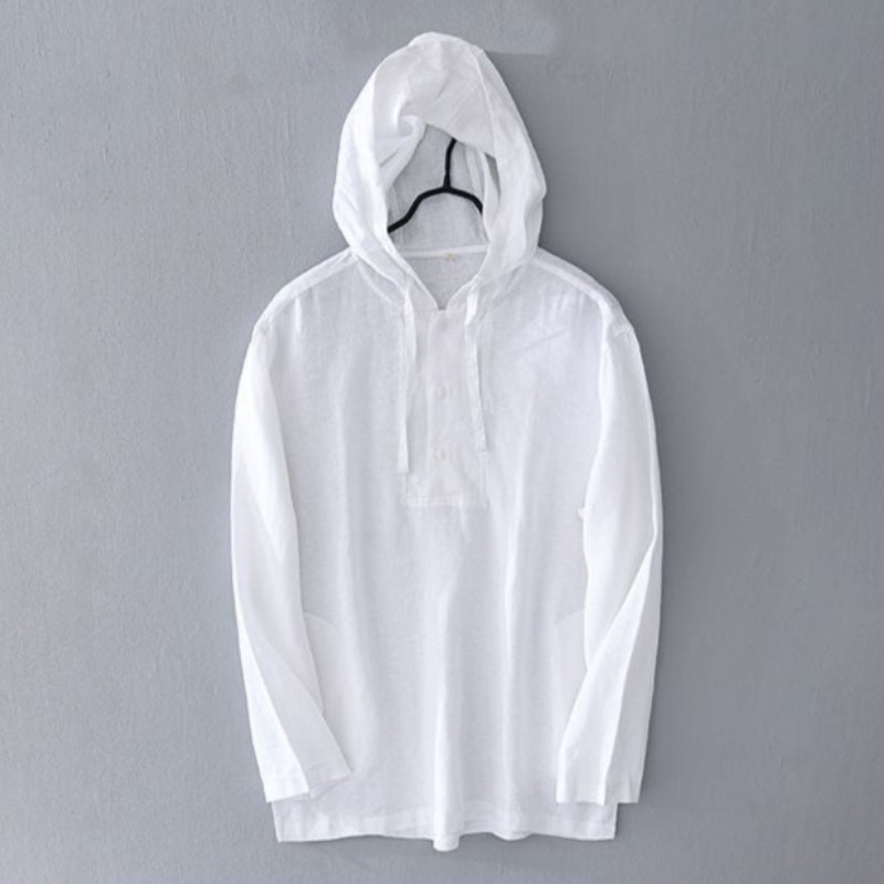 VIVA LINEN HOODIE