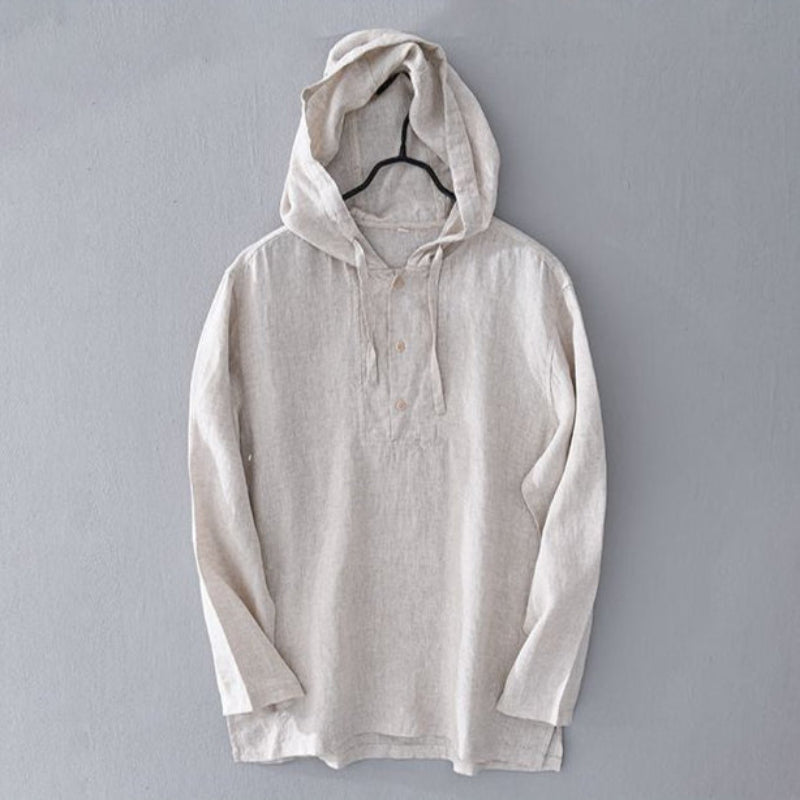 VIVA LINEN HOODIE