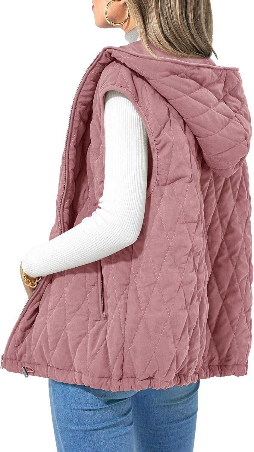 Marcelline™ | Quilted Hooded Vest