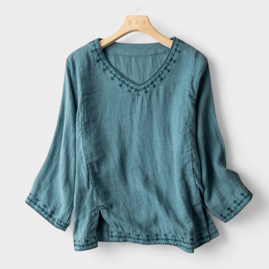 NORTHLINE STUDIO | PREMIUM COTTON BOHO BLOUSE