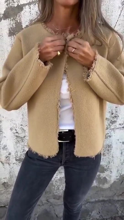 NORTHLINE STUDIO | RAW-EDGE SHORT JACKET