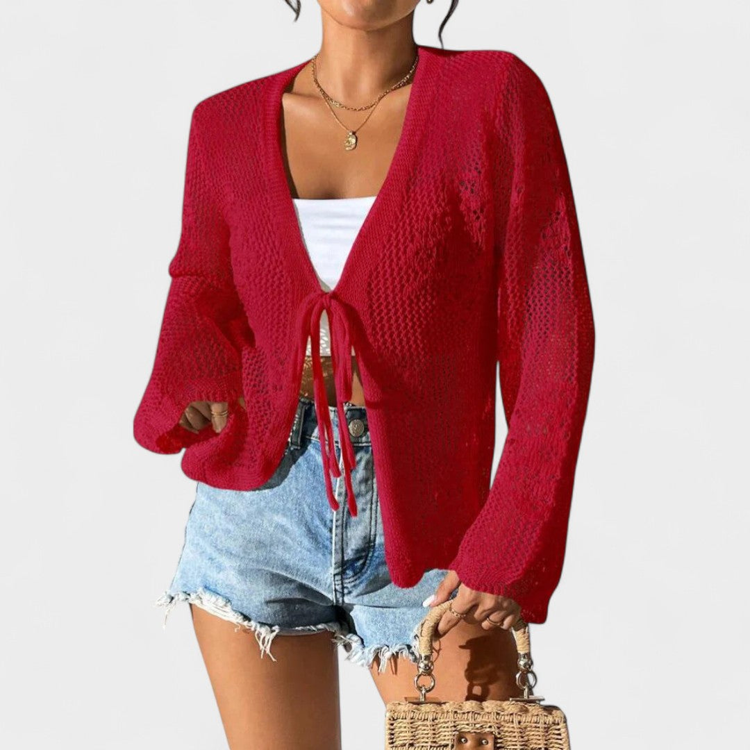 NORTHLINE STUDIO | OPEN FRONT CROCHET CARDIGAN