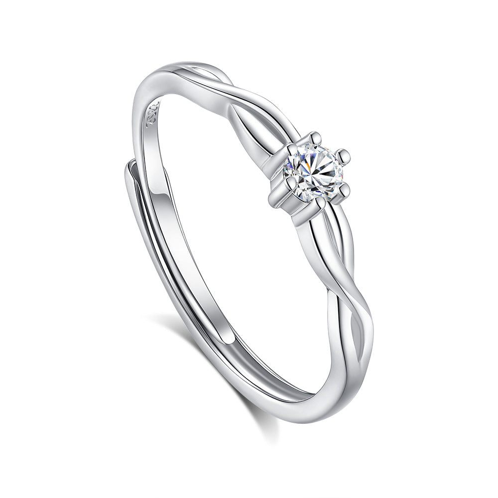 Talia Cuore Ring | White Gold 14k