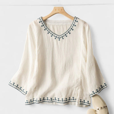 NORTHLINE STUDIO | PREMIUM COTTON BOHO BLOUSE