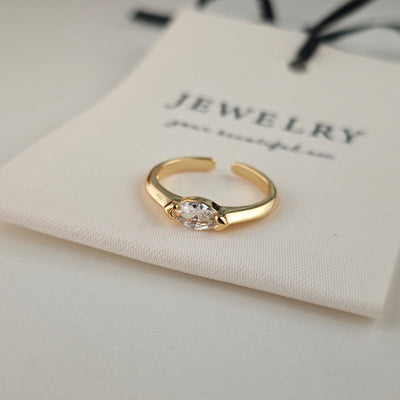 Aya Sterling Ring | Gold 16k