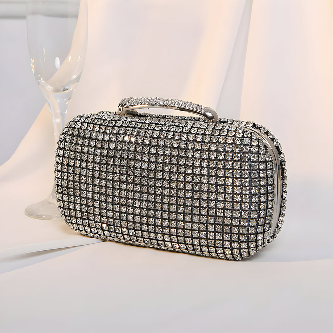 Sara Diamond Encrusted Clutch Bag