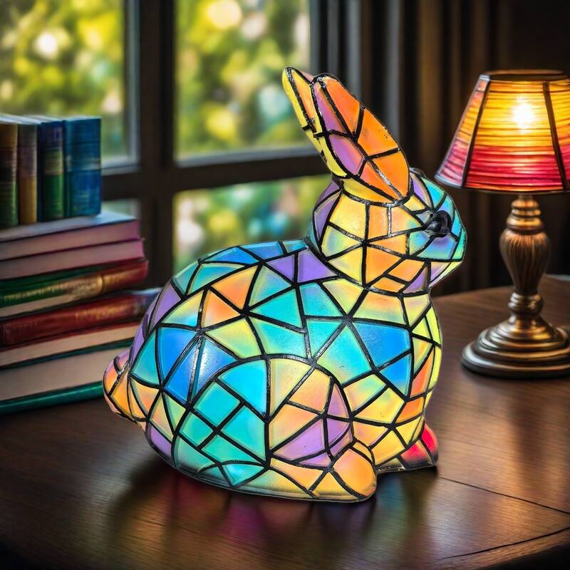 Clochette | Colored Glass Rabbit-Shaped Lamp Magisk