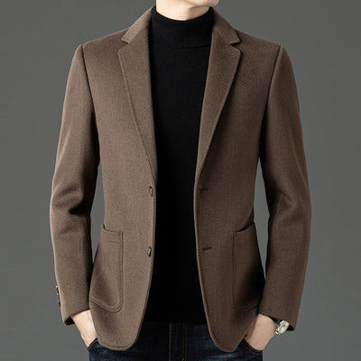 Men’s Blazer – Slim Fit – Wool – Notched Lapel – Two-Button Business Casual
