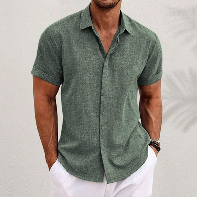 OWEN | SHORT SLEEVE TEXTURED SHIRT