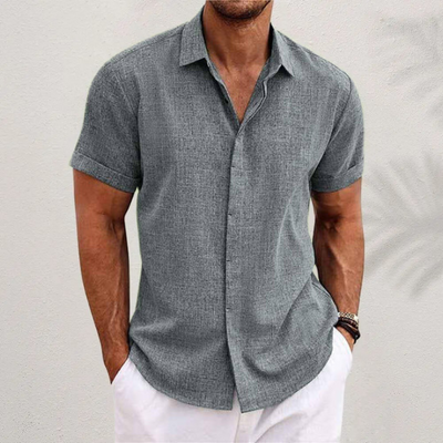 OWEN | SHORT SLEEVE TEXTURED SHIRT