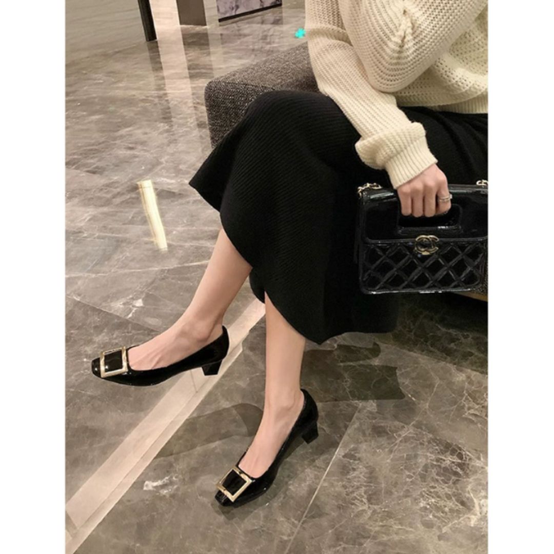 Thea | Square-Toe Mid-Heel Sandals