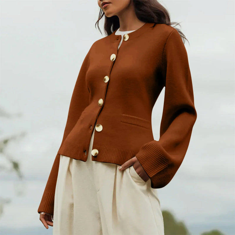 Serafina – Ribbed Knit Cardigan