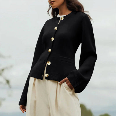 Serafina – Ribbed Knit Cardigan