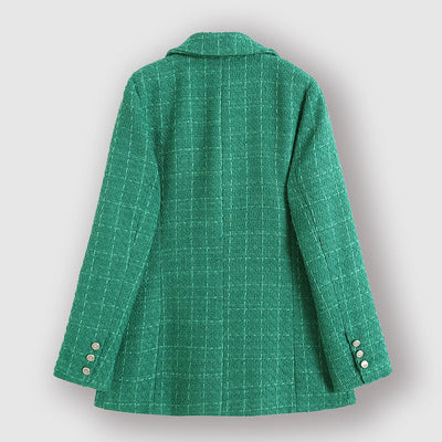 Castello Vecchio – Double-Breasted Checked Blazer