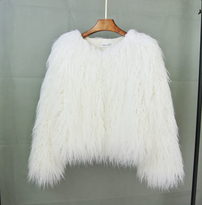 Ashley | Women’s Stylish Faux Fur Cropped Jacket