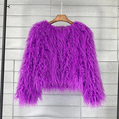Ashley | Women’s Stylish Faux Fur Cropped Jacket
