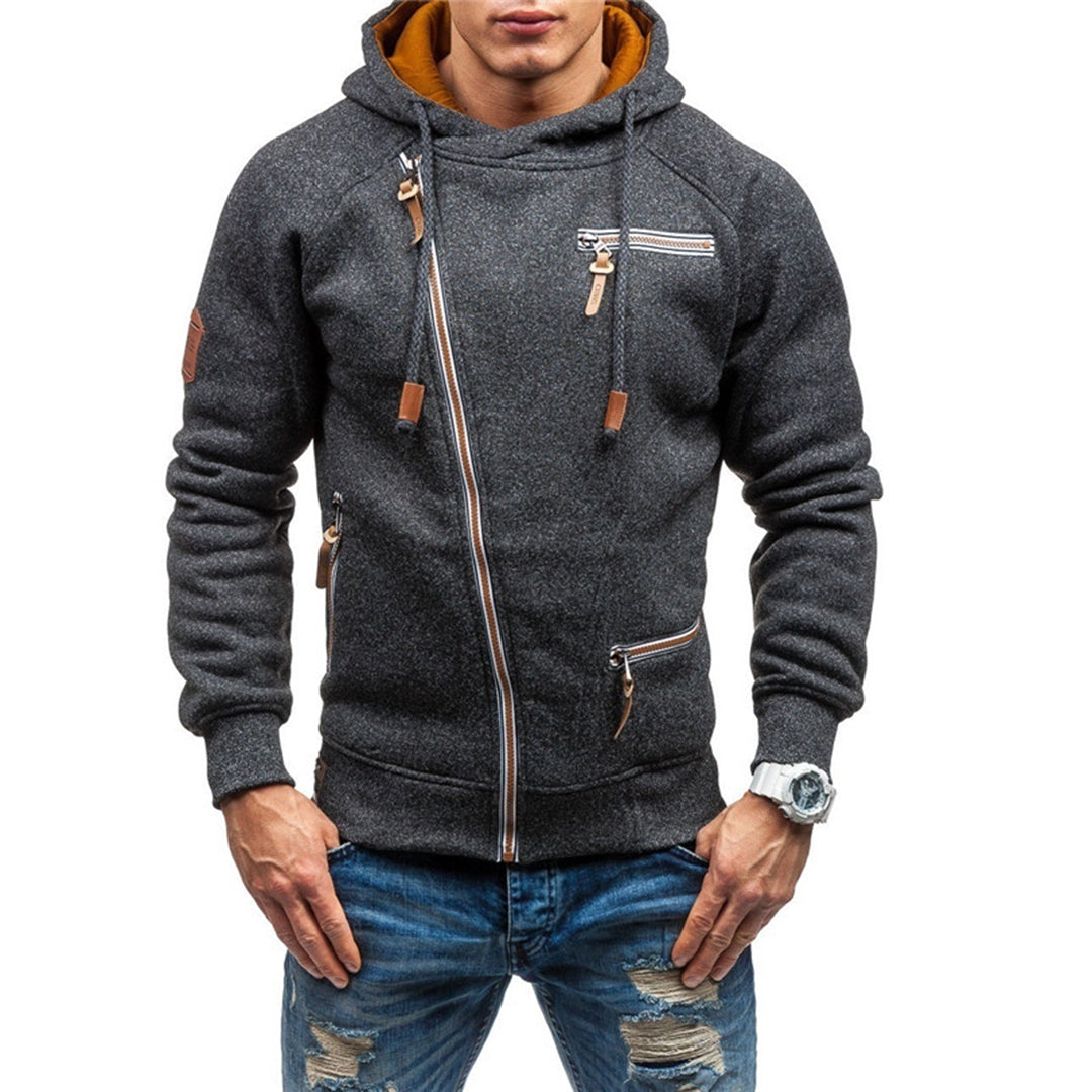 Avencea - Fleece vest for men with hood