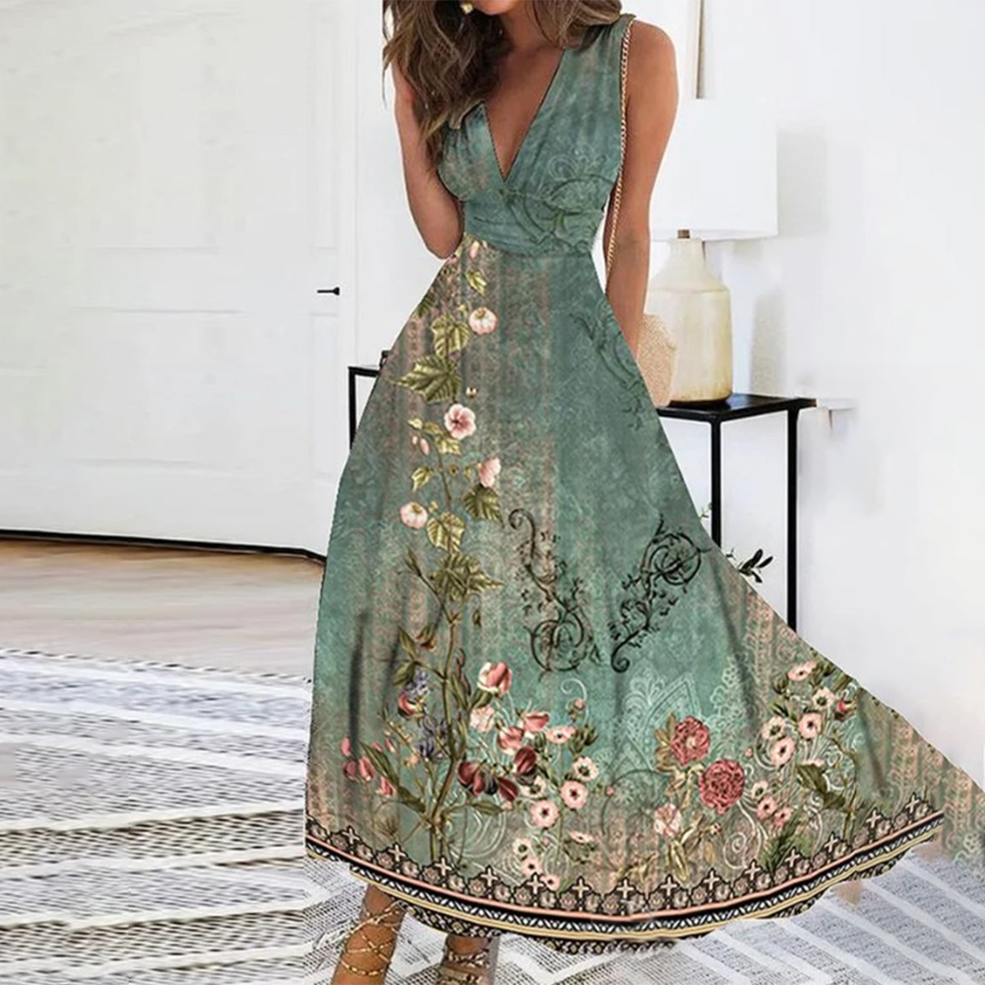 Avencea - Elegant Floral Dress