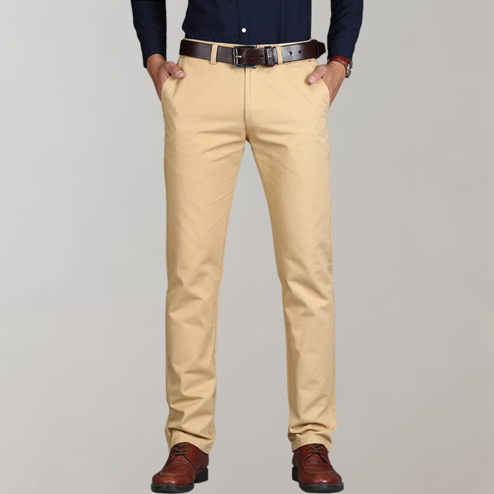 Avencea - Straight Cut Chino Pants for Men