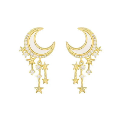 Luxurious Moonlight Earrings