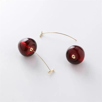 Red Cherry Luxury Earrings