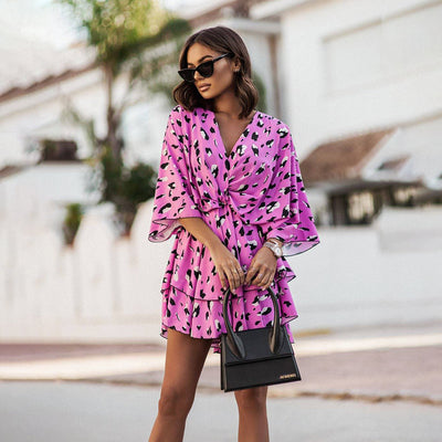 Avencea - Elegant Bohemian Mini Dress