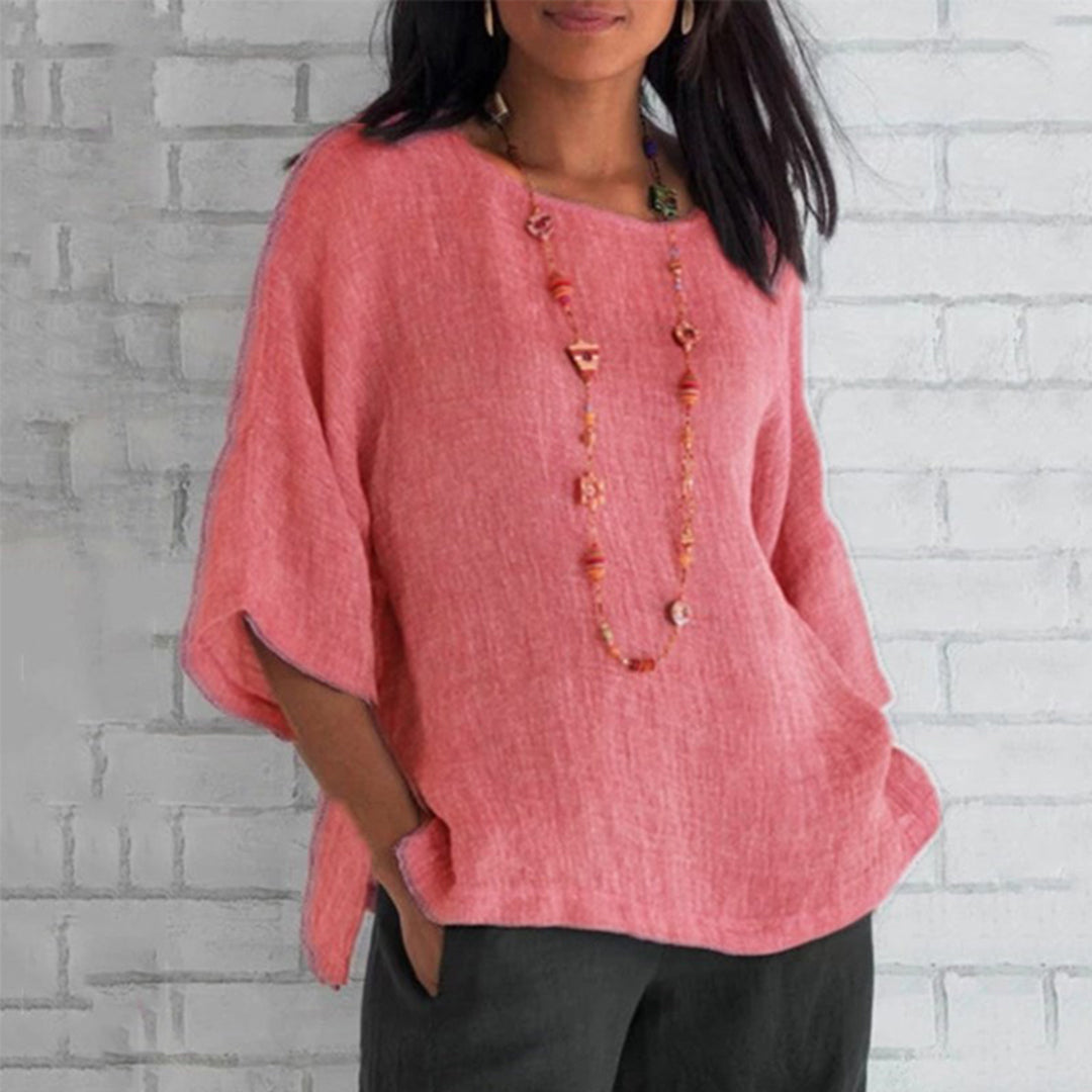 Avencea - Casual Linen Inspiration Top