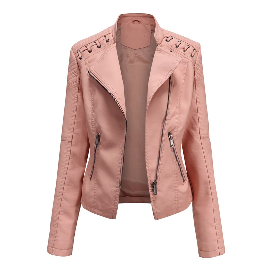 Avencea - Elegant leather jacket with stylish design