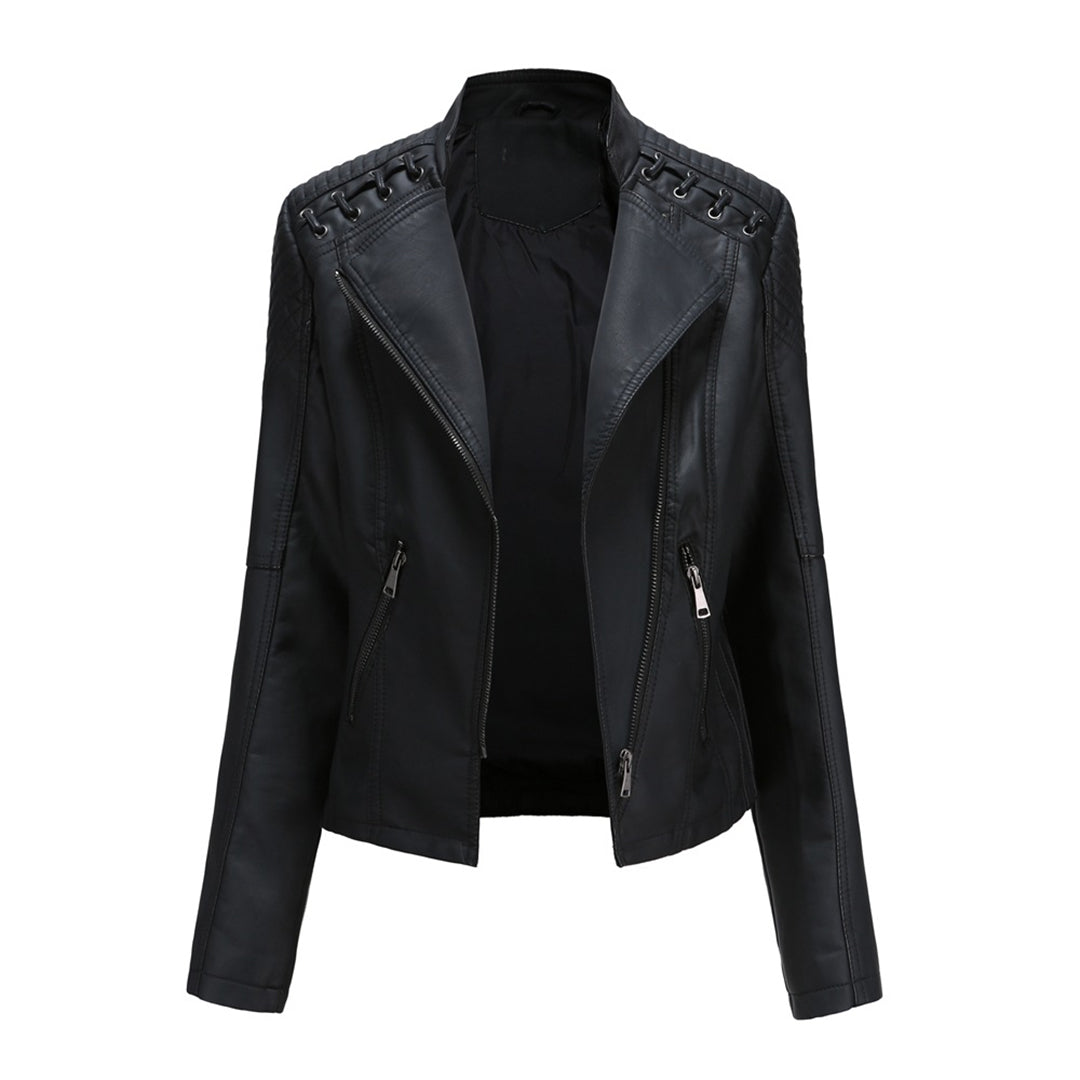 Avencea - Elegant leather jacket with stylish design