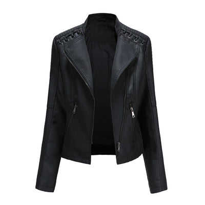 Avencea - Elegant leather jacket with stylish design