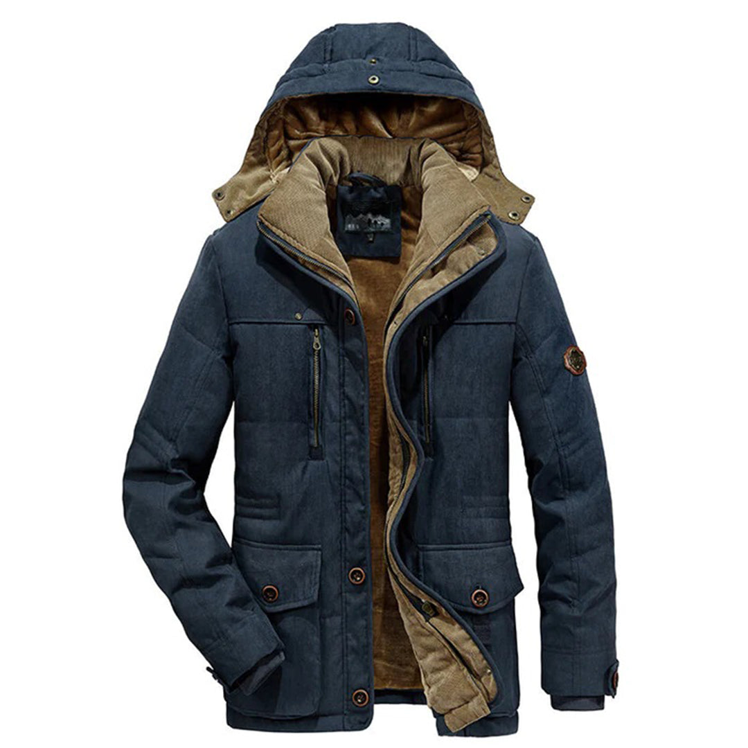 Avencea - Men's winter jacket with fleece lining