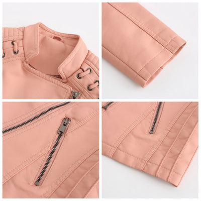 Avencea - Elegant leather jacket with stylish design