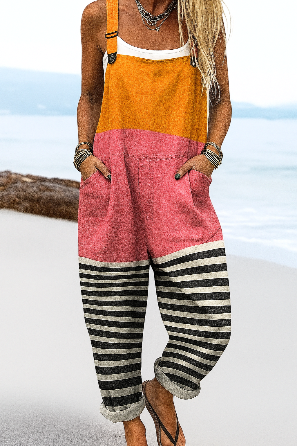 Quinn | Artistic Overall Jumpsuit