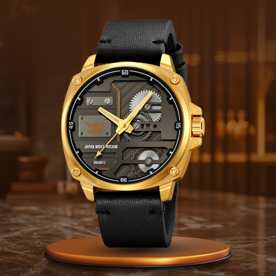 Harry Melbourne® - Quartz Leather Men's Watch