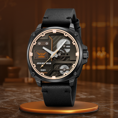 Harry Melbourne® - Quartz Leather Men's Watch