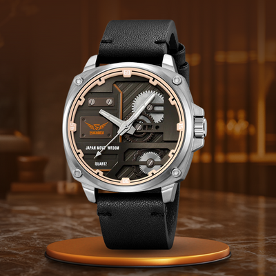 Quartz Leather Men's Watch™