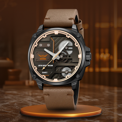 Harry Melbourne® - Quartz Leather Men's Watch