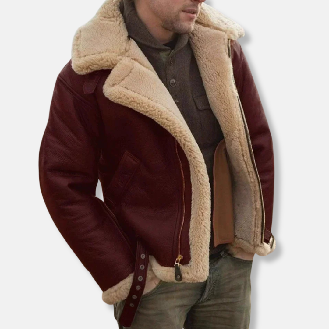 Aquila Nera – Shearling Aviator Jacket