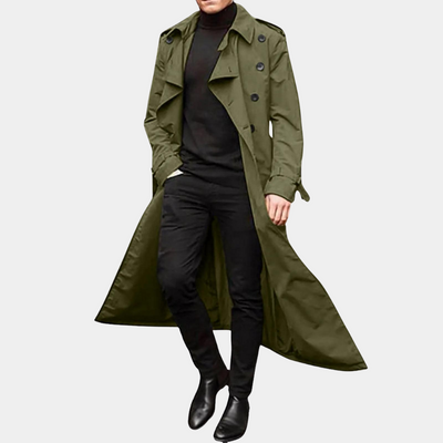 Avencea - Heren Trench Coat for Elegance and Functionality
