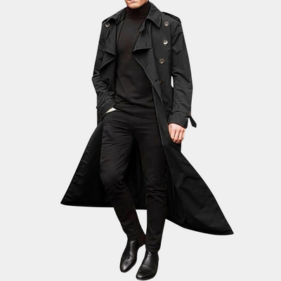 Avencea - Heren Trench Coat for Elegance and Functionality