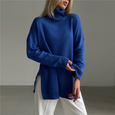 Avencea - Stylish Side Split Sweater