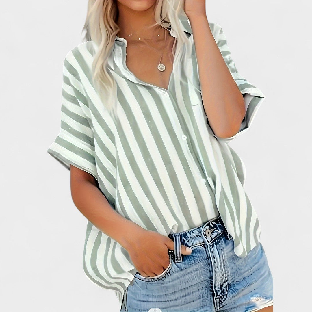 NORTHLINE STUDIO | RELAXED STRIPE BLOUSE