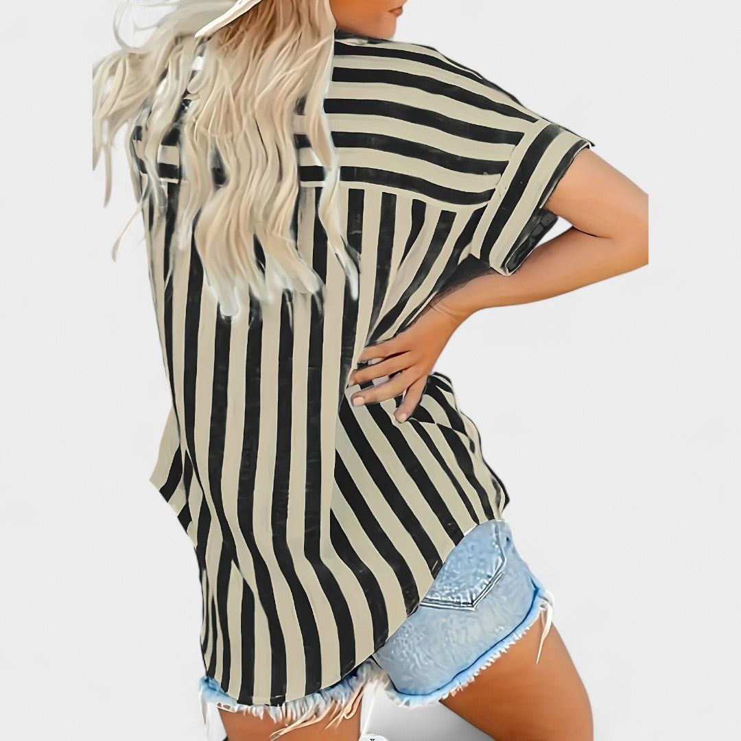 NORTHLINE STUDIO | RELAXED STRIPE BLOUSE