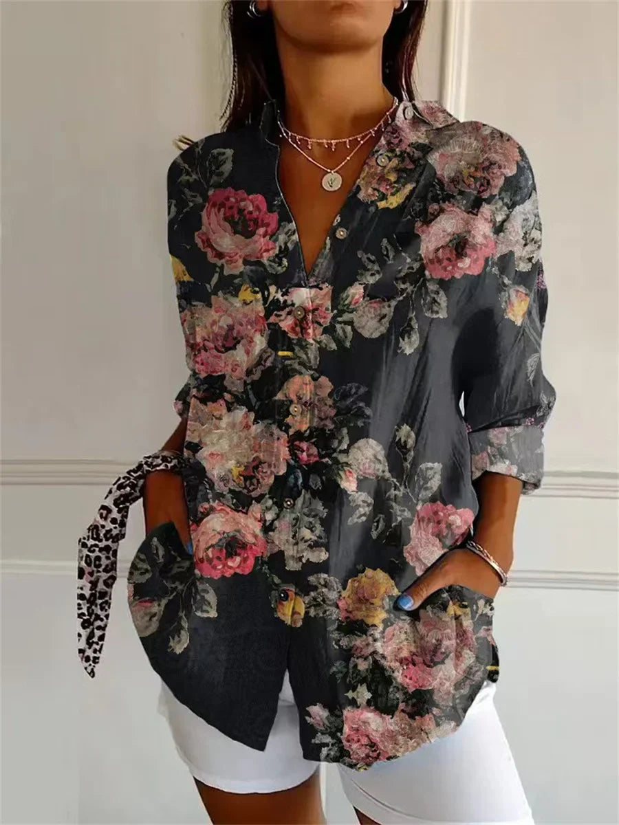 Esmerra™ | Elegant Loose Fit Plus Size Shirt